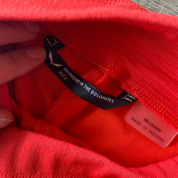 Salewa WOMEN’S PEDROC DRY RESPONSIVE TIGHTS XS/S red running hiking outdoor - Picture 4 of 15